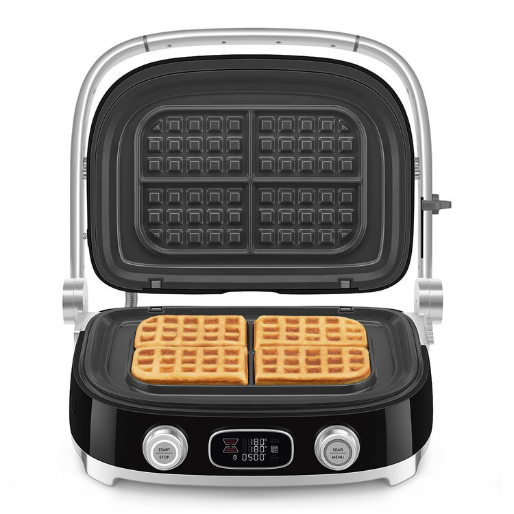 SMEG SMEG Contactgrill Zwart MGF01BLEU