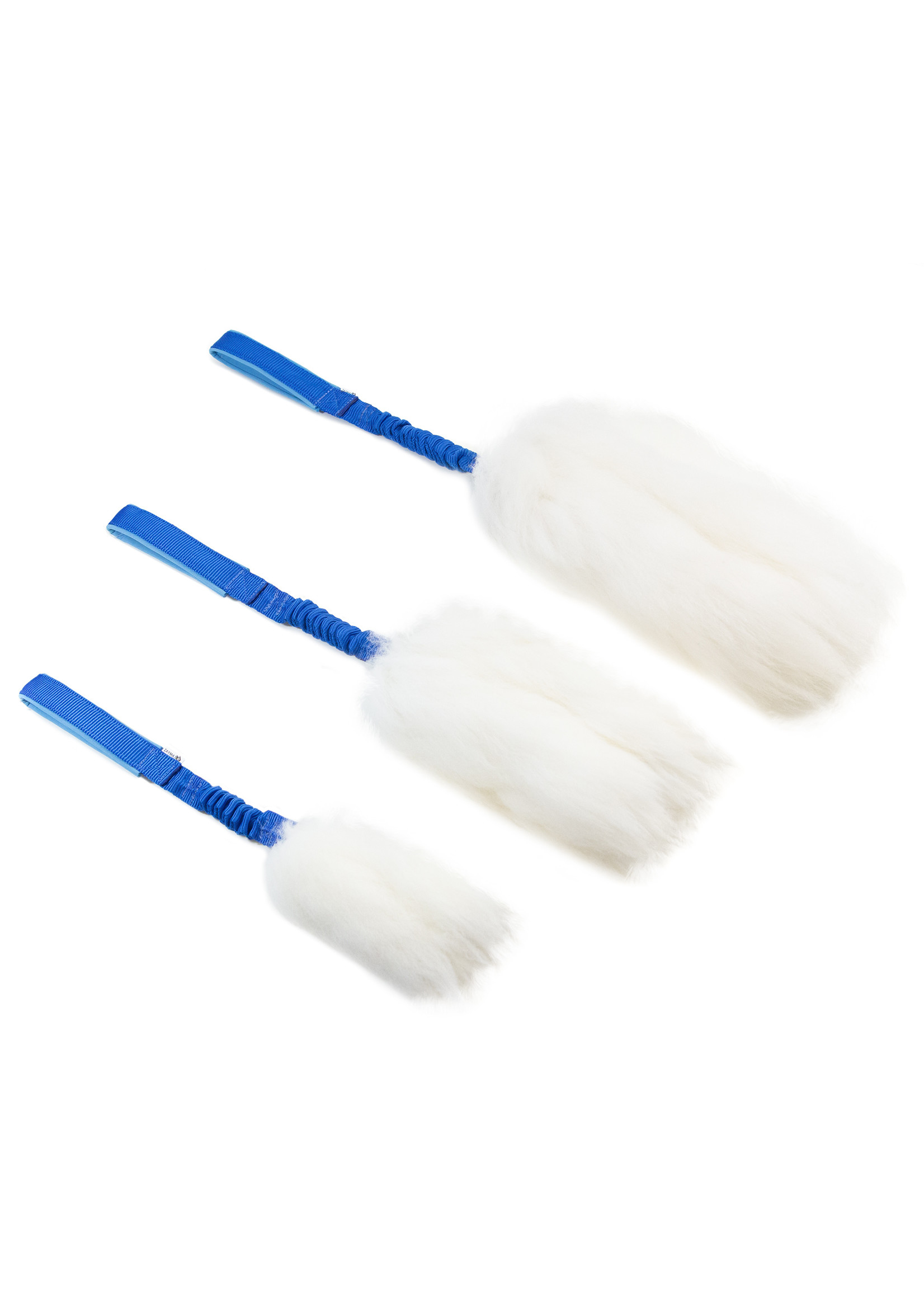 Zayma Craft Sheepskin tug toy with bungee handle M