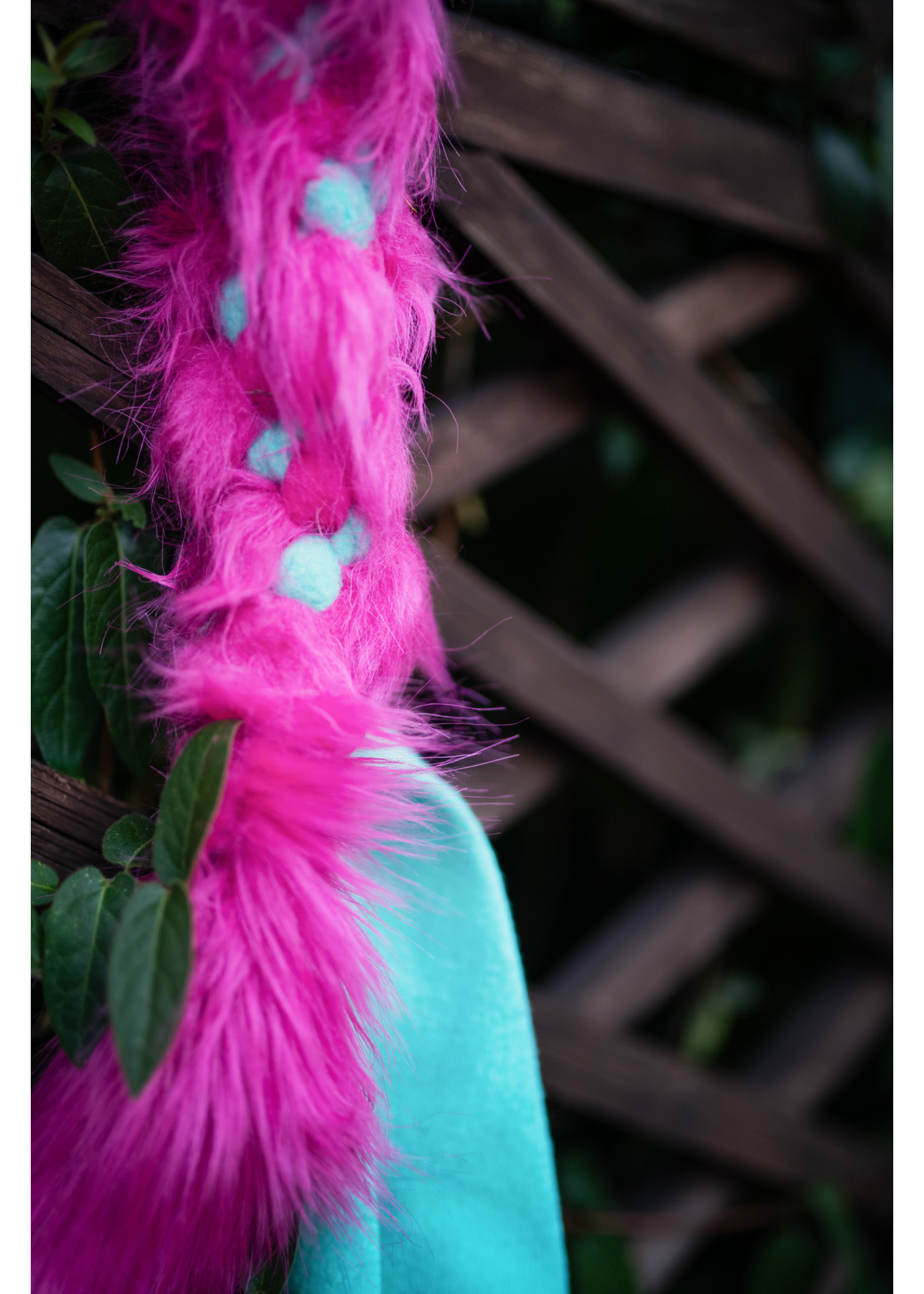 Zayma Craft Bungee fur and fleece toy