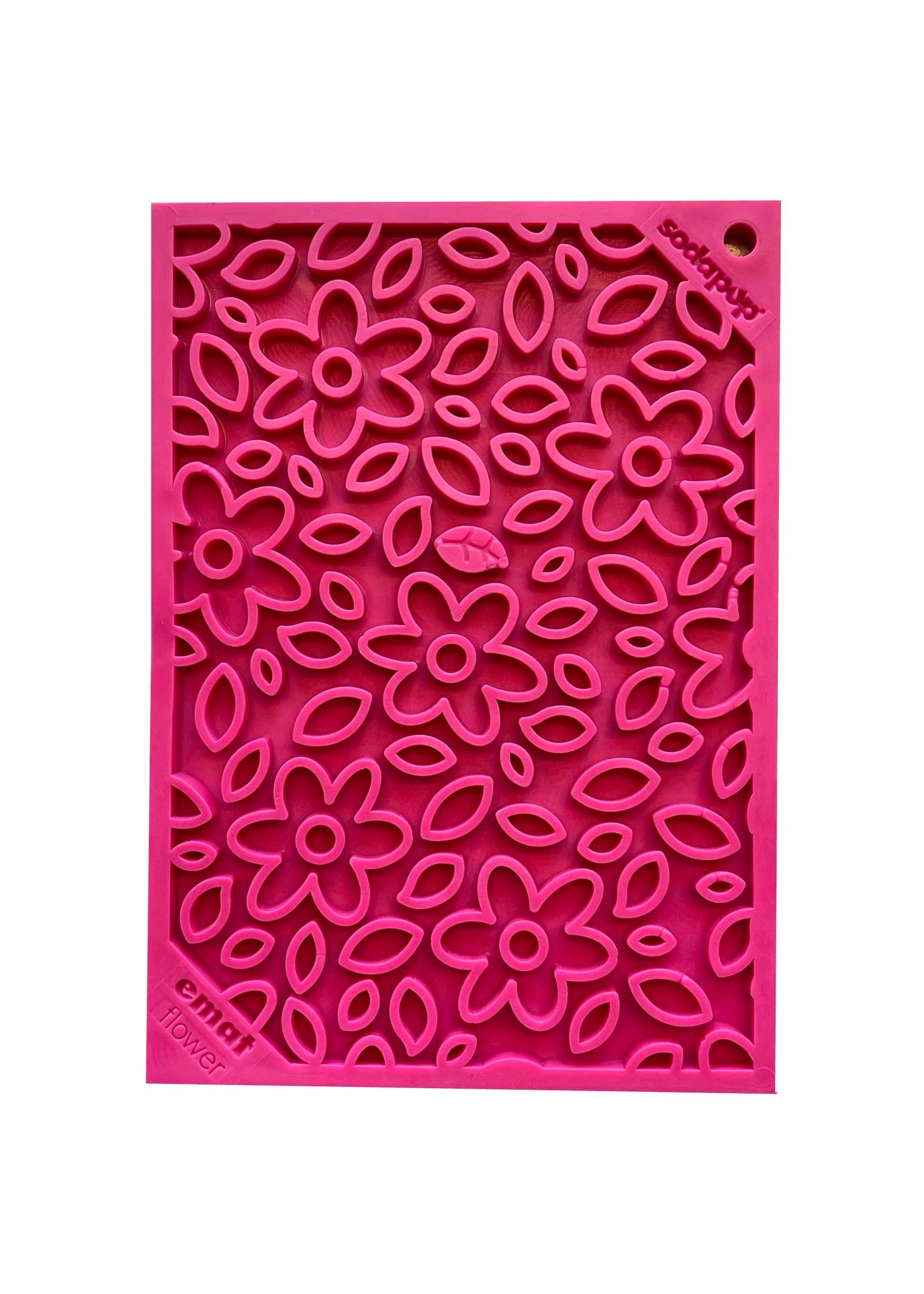 SodaPup Susan G. Komen Flower Power Design Enrichment Lick Mat