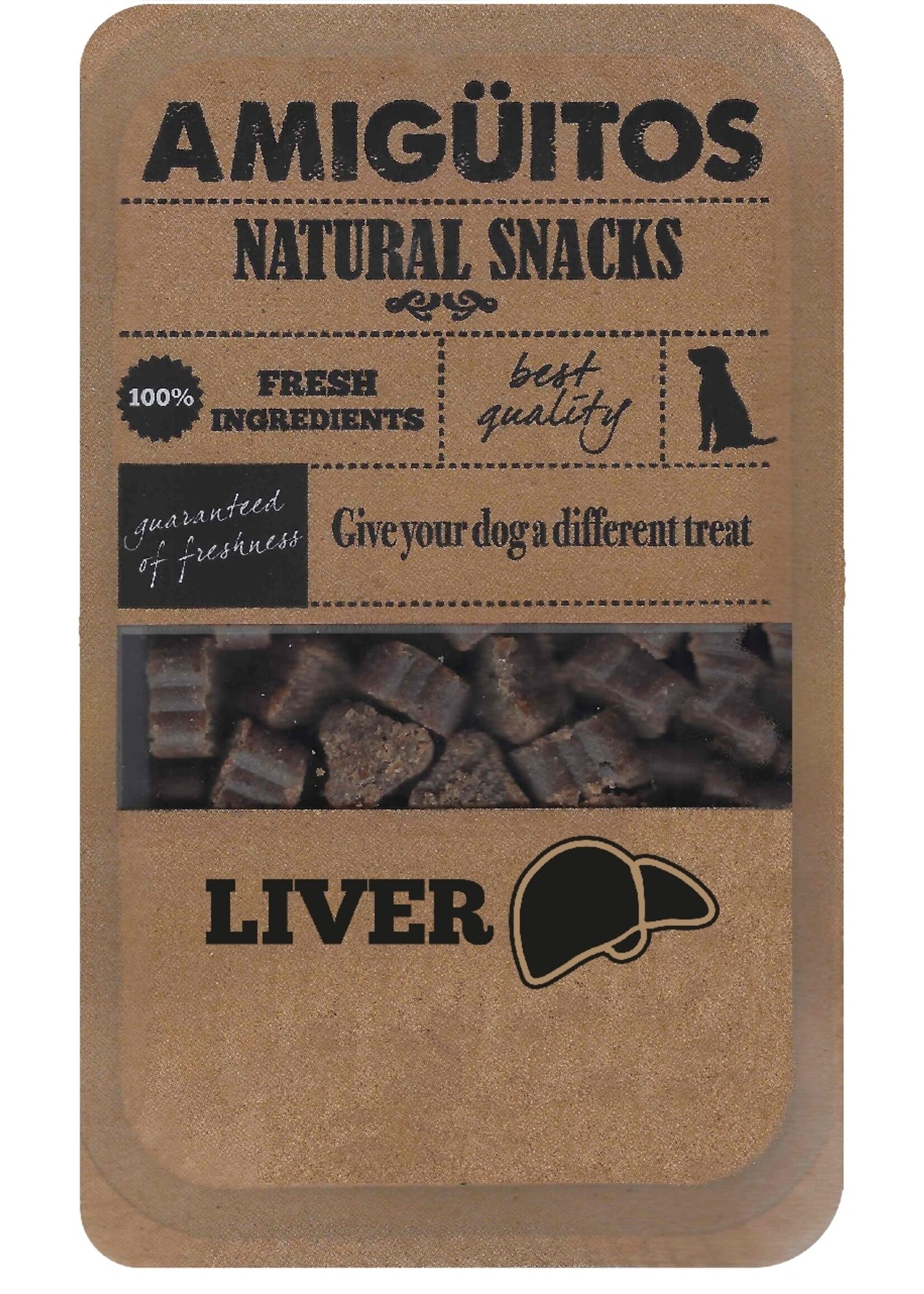 Amiguitos Amiguitos DOGSNACK Liver 100 gr.