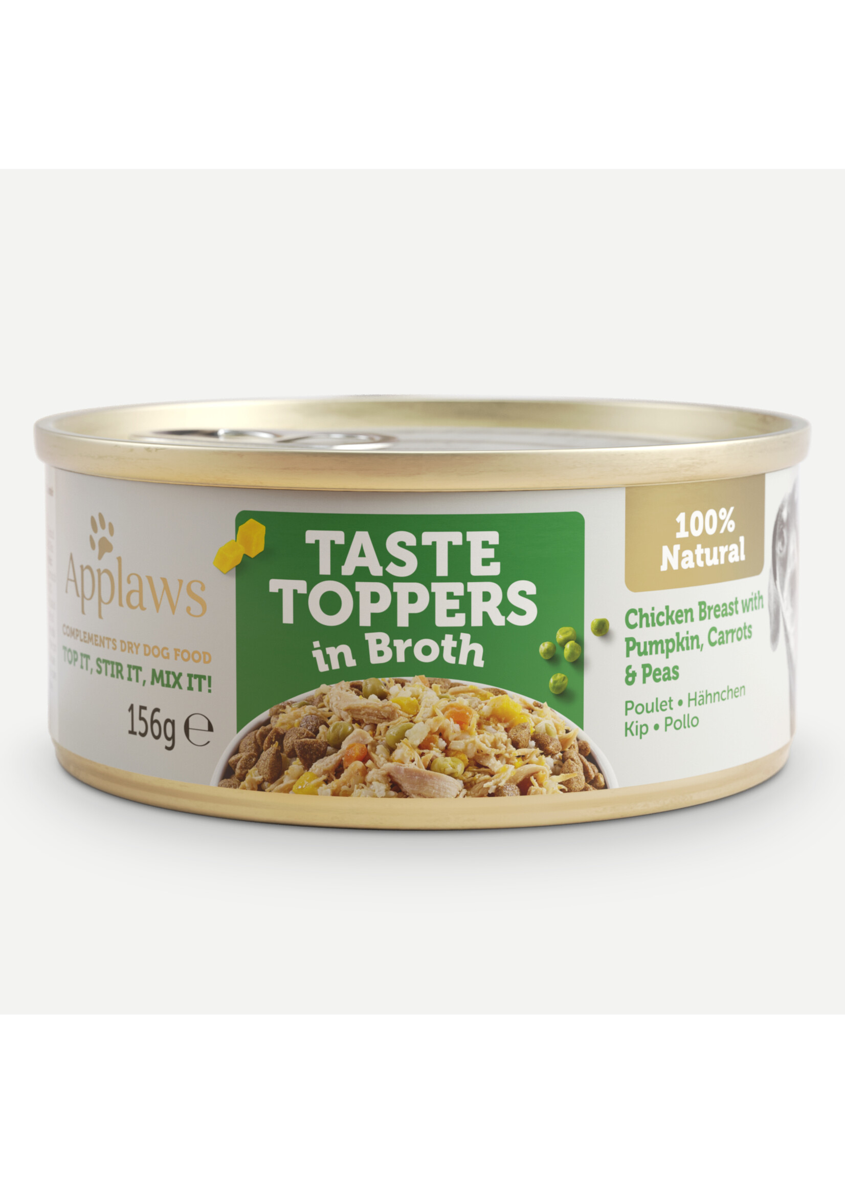Applaws Dog Wet Applaws DOG TASTE TOPPERS Chicken with Vegetable in Broth 156 gr.