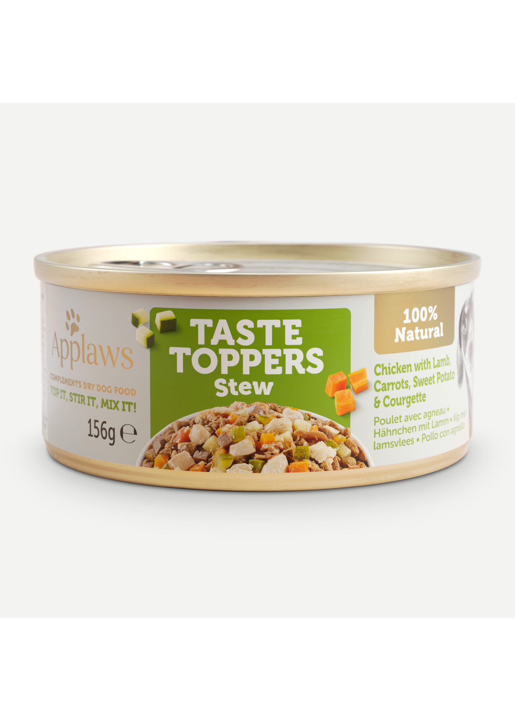 Applaws Dog Wet Applaws DOG TASTE TOPPERS Chicken with Lamb in Stew 156 gr.