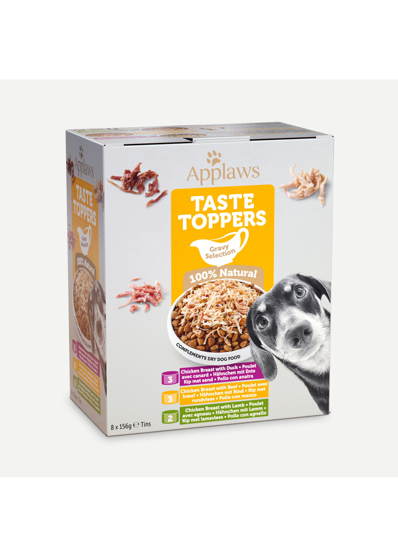 Applaws DOG TASTE TOPPERS MP in Gravy 8 x 156 gr.