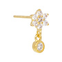 Flower Drop Earstud