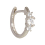 Triple Diamond Hoop