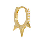 Triple Spike Diamond Hoop