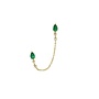 Emerald Green Connected Earstud