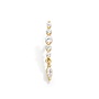 Oval Diamond Drop Earstud