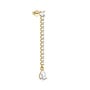 Dangling Diamond Drop Earstud