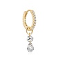 Diamond Drop Hoop