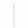 White Y Chain Necklace
