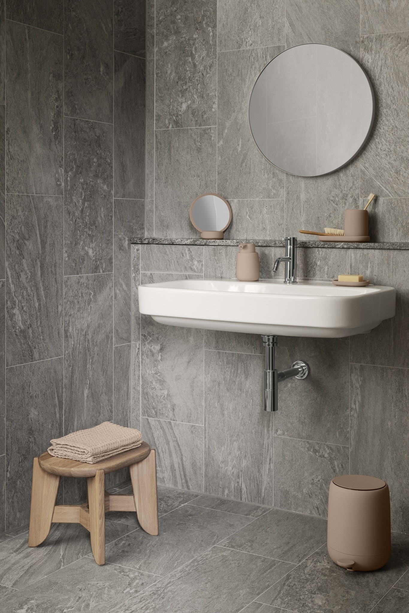 Zeepschaal SONO kleur Misty Rose (66383)