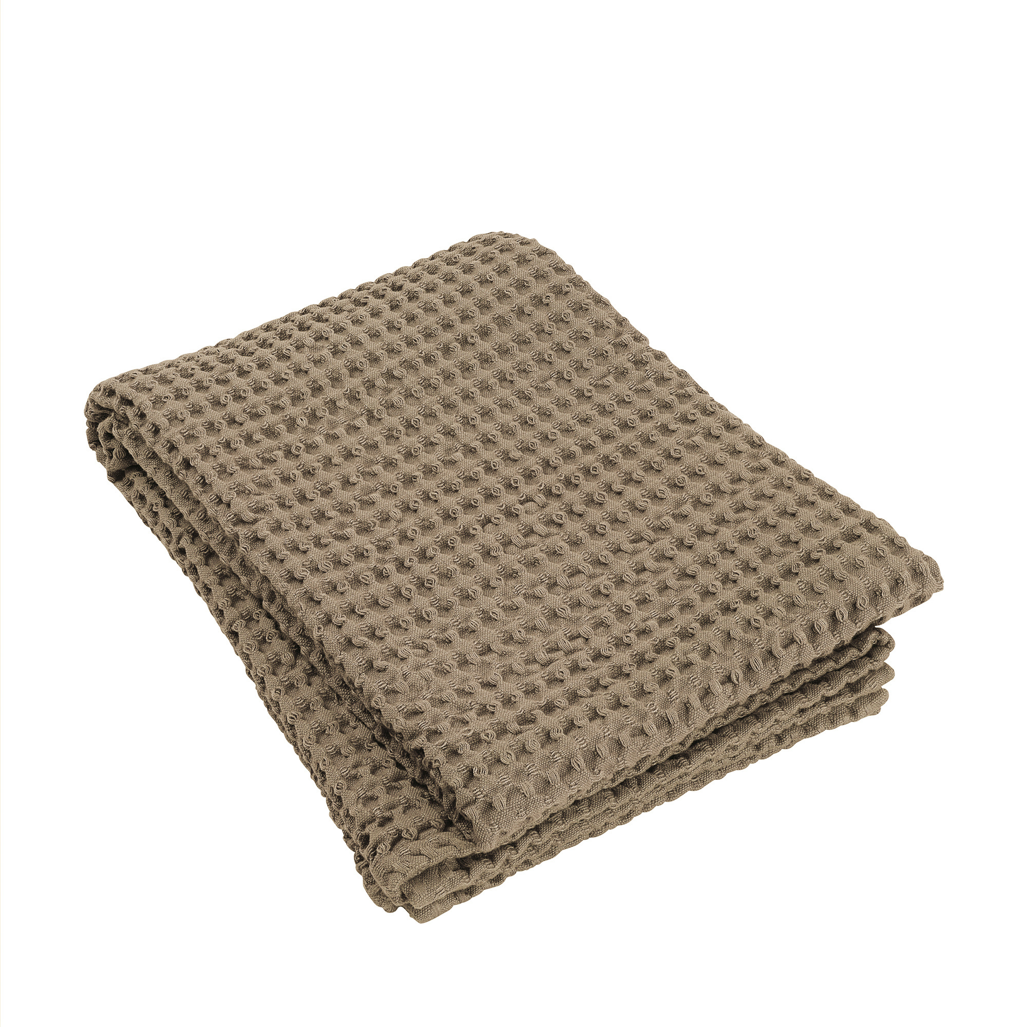 Badetuch CARO Waffelmuster 70x140 cm Farbe Tan (66388)