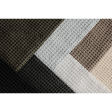 Guest towel CARO (set / 2) waffle pattern 30x30 cm color Black (66309)