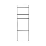 MODO Handdoekladder zwart (66262)