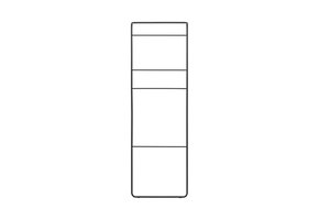 MODO Handdoekladder zwart