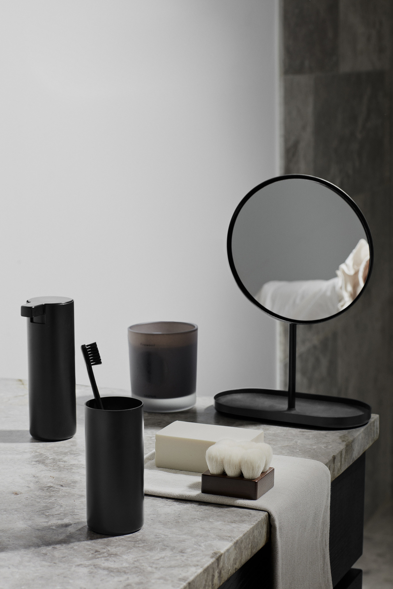 Blomus MODO Seifenspender Wand Schwarz