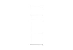 MODO Handdoekladder wit