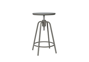 AROUND adjustable stool (Steel Gray)