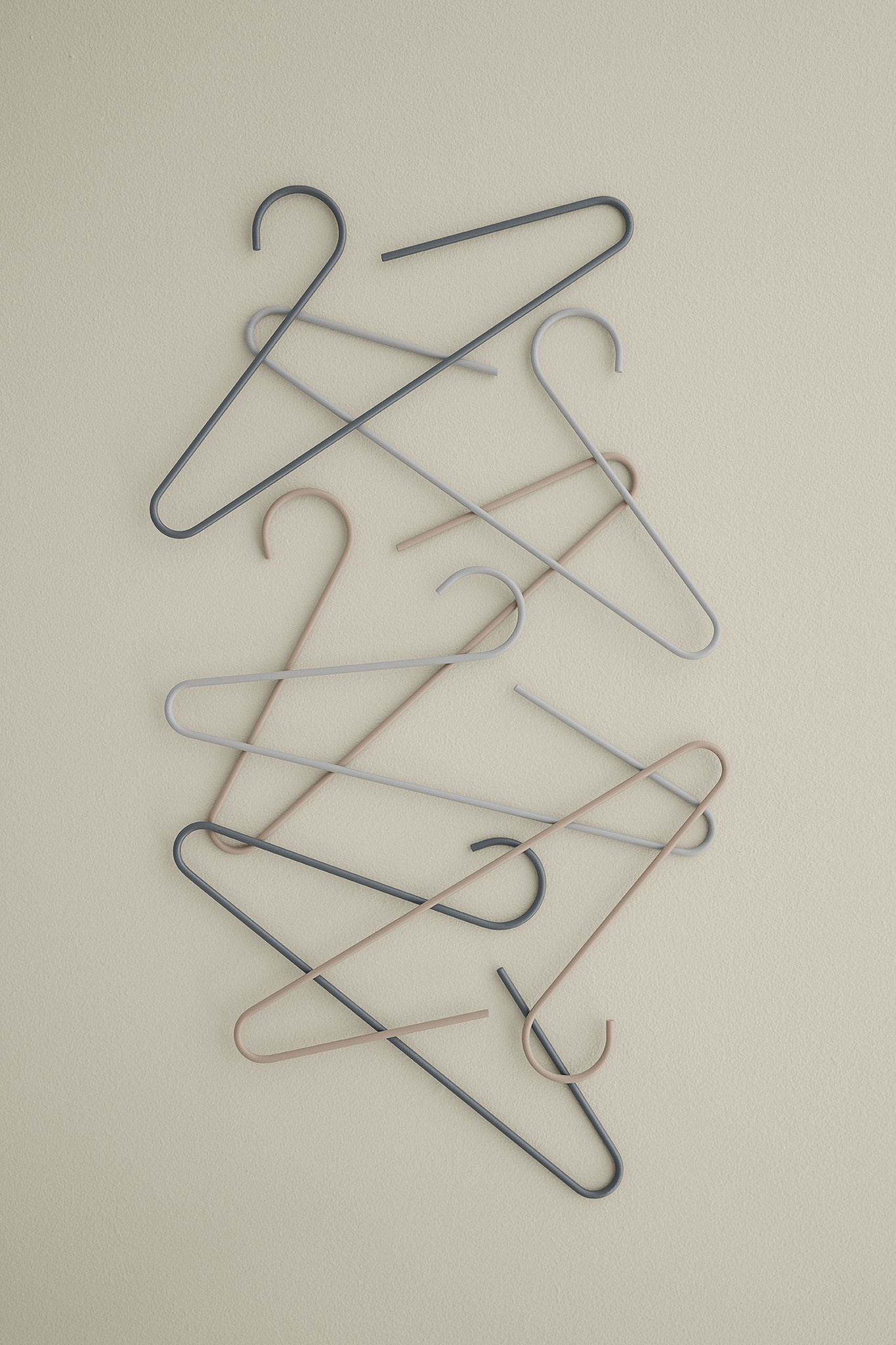 CURL Kleiderbügel Stahlgrau (Set / 2 Stück) 66006