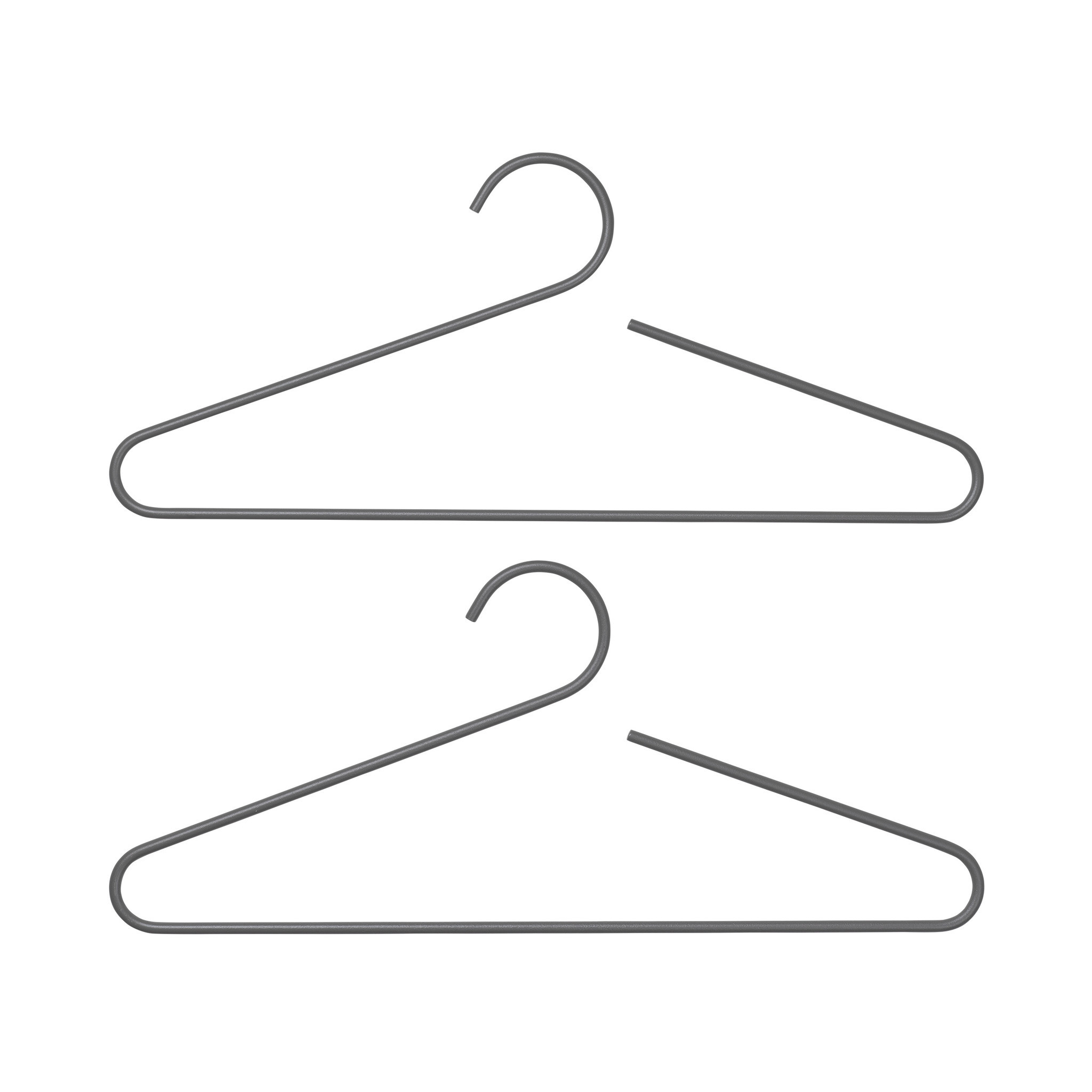 CURL Kleiderbügel Stahlgrau (Set / 2 Stück) 66006