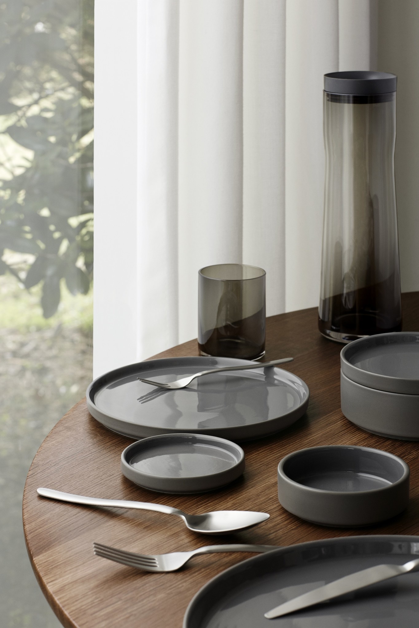 PILAR bowl/dish 8.5 cm (set/4) color Pewter (63968)