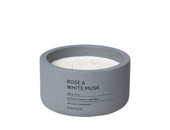 FRAGA Duftkerze Rose & White Musk (400 Gramm)