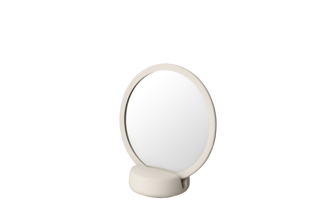 keuken Yoghurt bon Blomus SONO make-up spiegel (69162) - kleur moonbeam - vergroting 5x - Bath  & Living