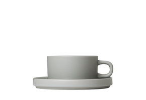 PILAR 2 Teetassen 170 ml mit Untertasse Mirage Grey