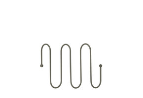 CURL kapstok Steel Gray (Medium)