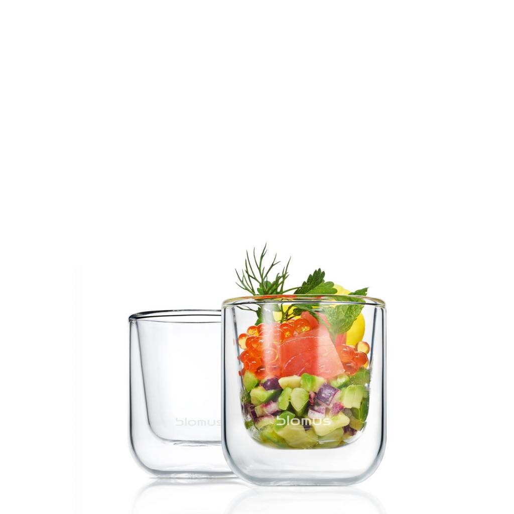 Dubbelwandig glas NERO espresso (set/2) 63652