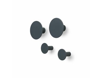 PONTO wandhaken Gunmetal (set/4)