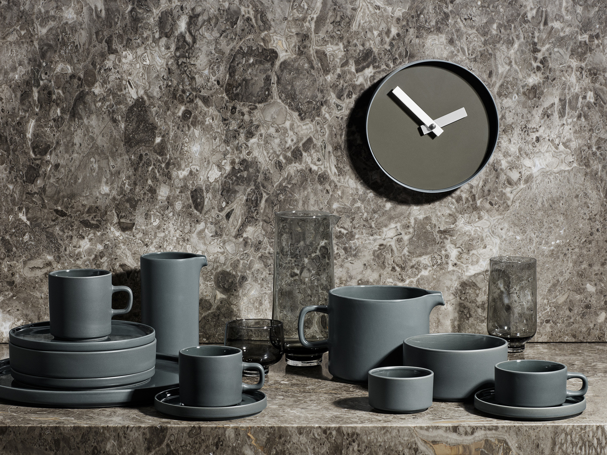 PILAR Schüssel/Schale 14 cm Agavengrün Set/4 (63711)