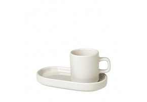 PILAR 2 Espressotassen 50 ml mit Moonbeam-Untertasse