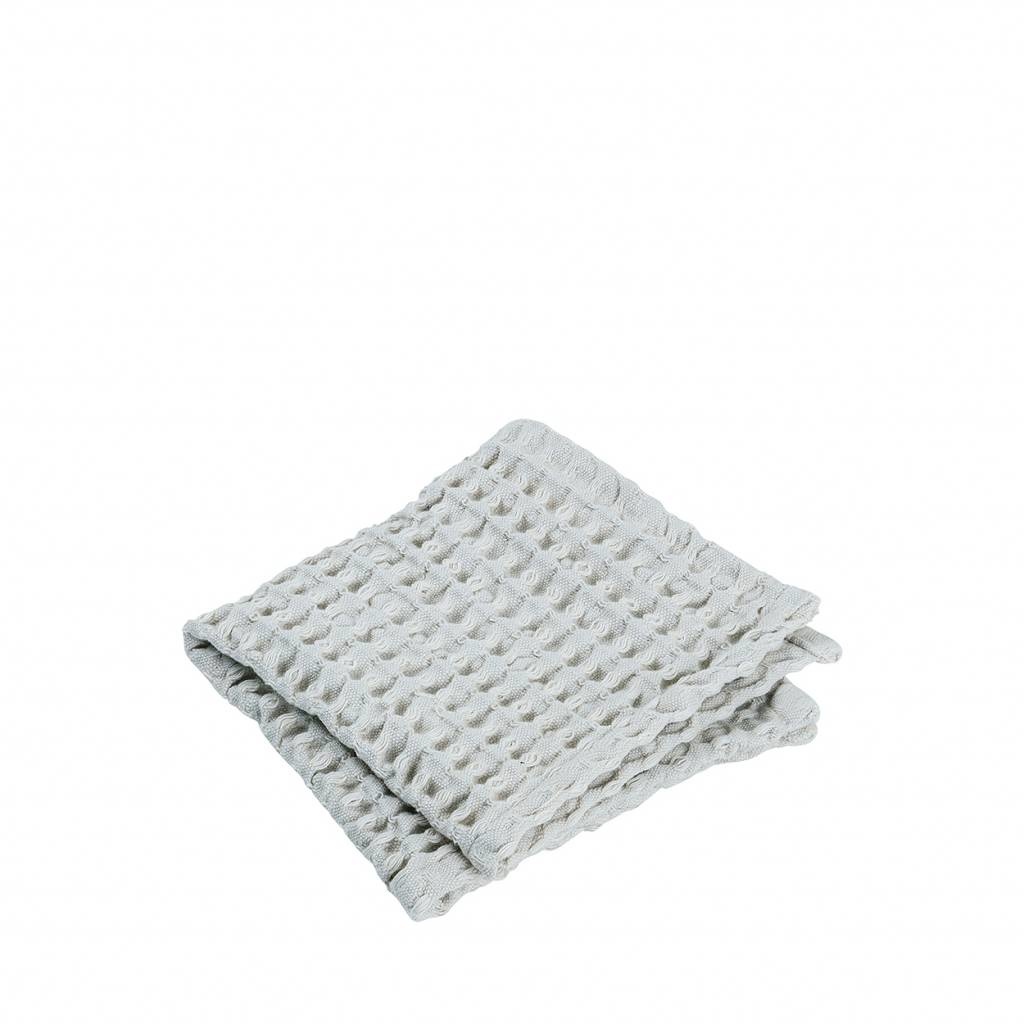 Guest towel (set / 2) waffle pattern 30x30 cm CARO color Micro Chip, light gray, 400 gr / m² (69008)