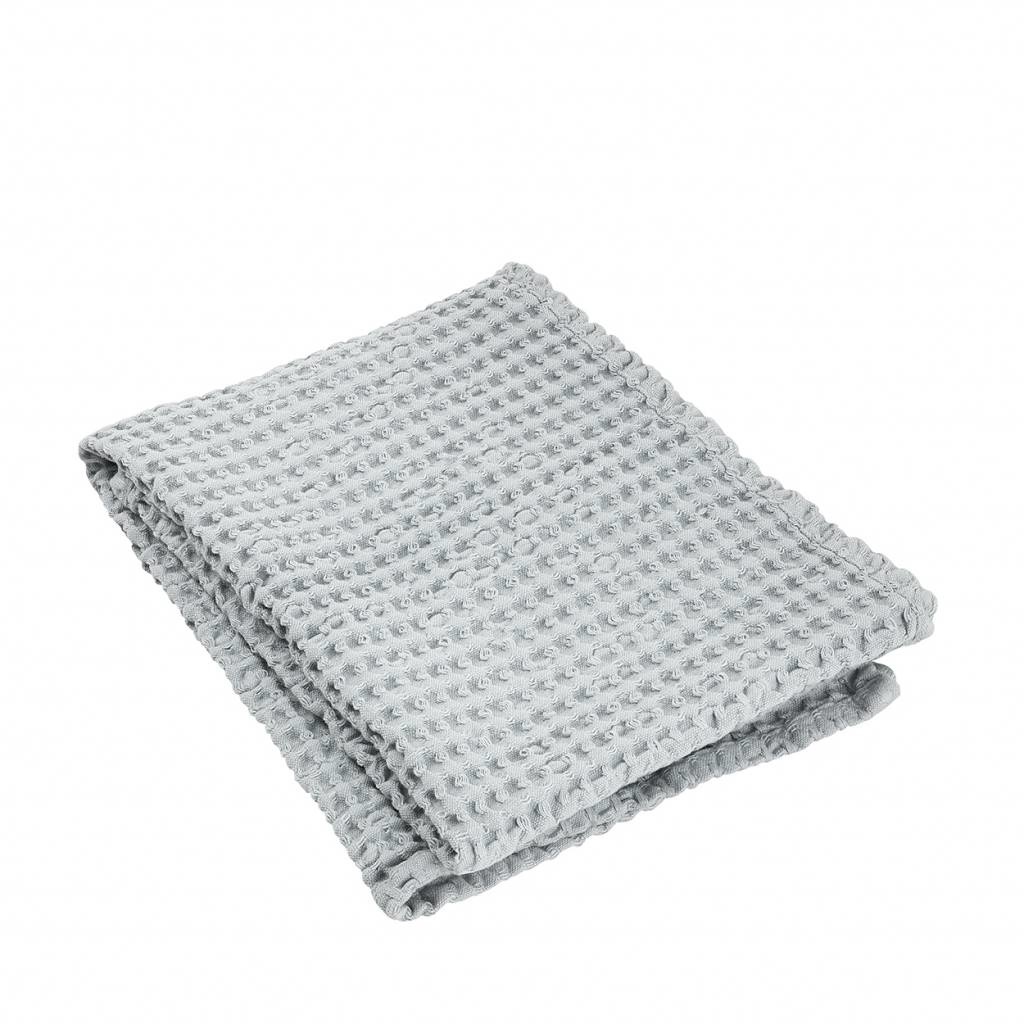 Towel waffle pattern 50x100 cm CARO color Micro Chip, light gray, 400 gr / m² (69003)