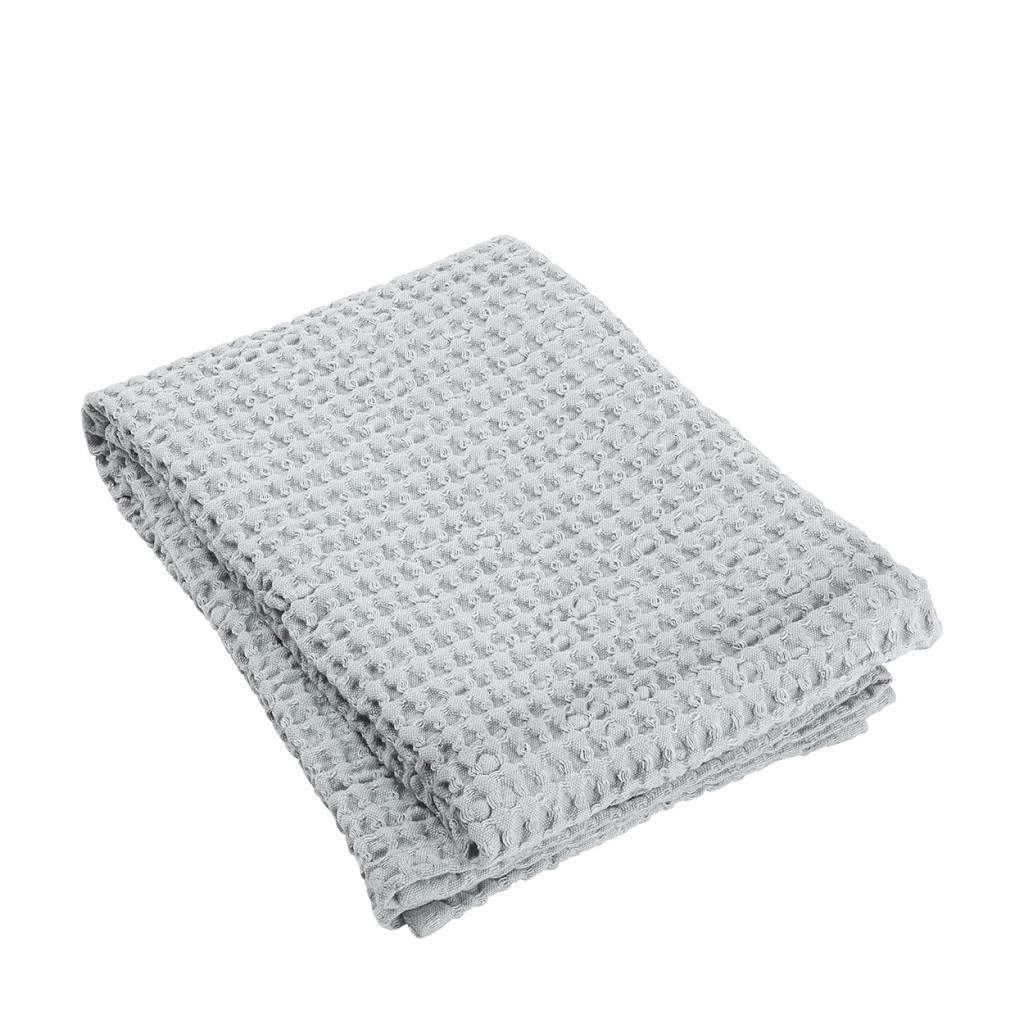 Badetuch Waffelmuster 70x140 cm CARO Farbe Micro Chip, hellgrau, 400 gr / m² (68998)