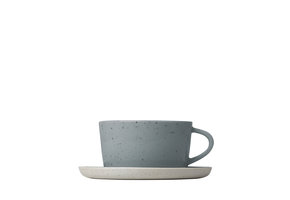 SABLO Stone - kop en schotel (set/2)