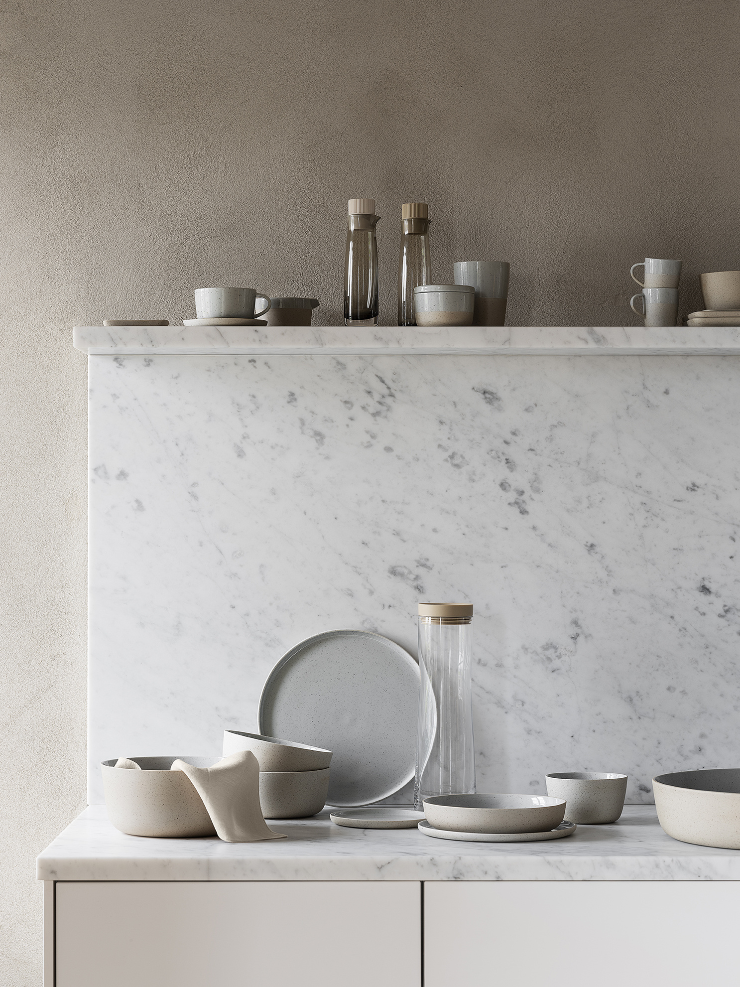 SABLO Stone - Schüssel 15,5 cm (64308) Set/4