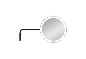 MODO led cosmeticaspiegel wand Black