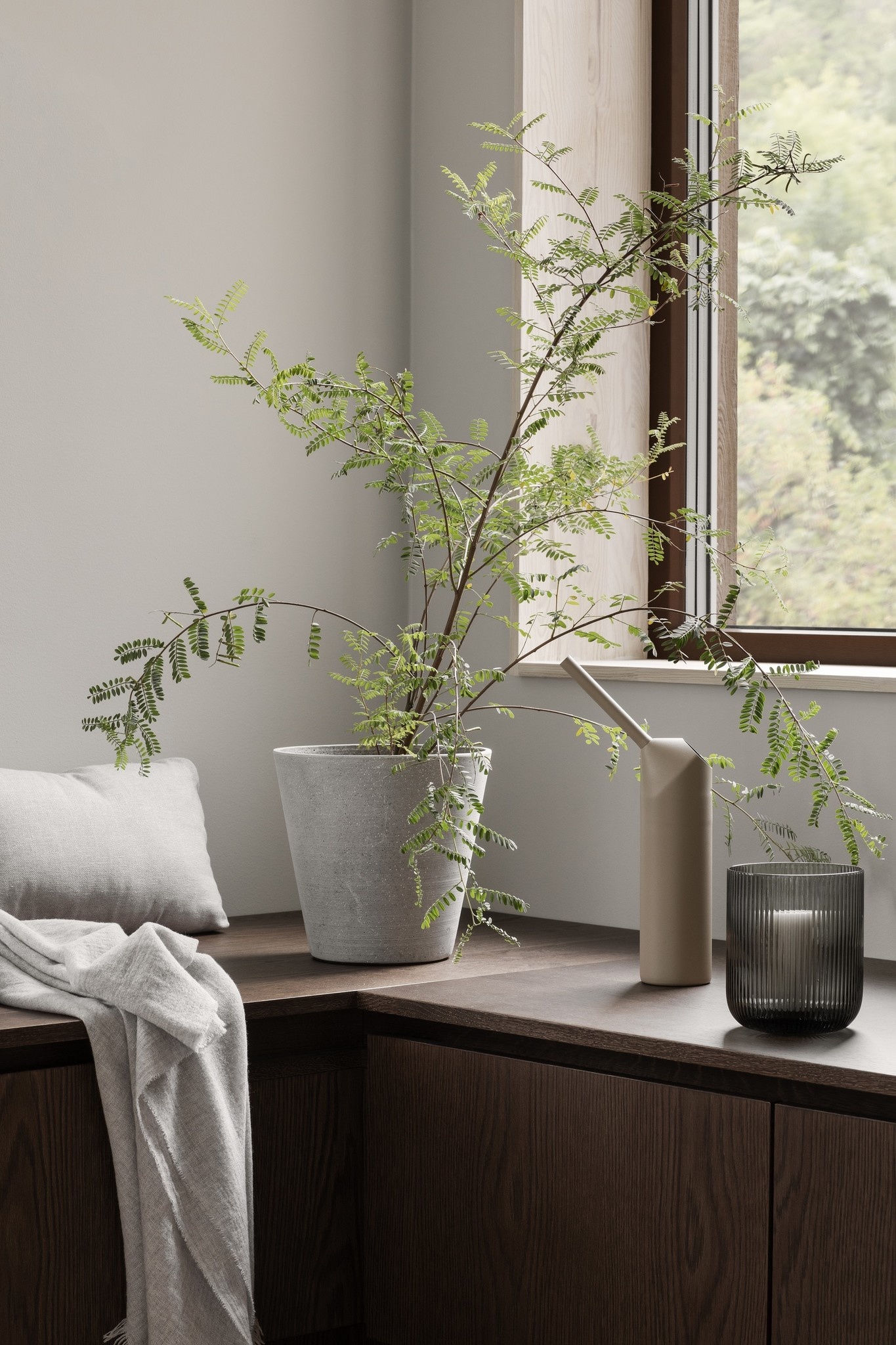 VEN windlicht / kaarshouder Smoke Ø 17,5 cm - Large (66250)