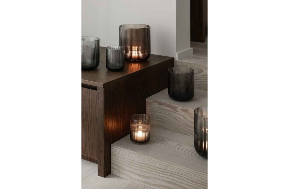 VEN windlicht / kaarshouder Coffee Ø 14 cm - Medium (66249)