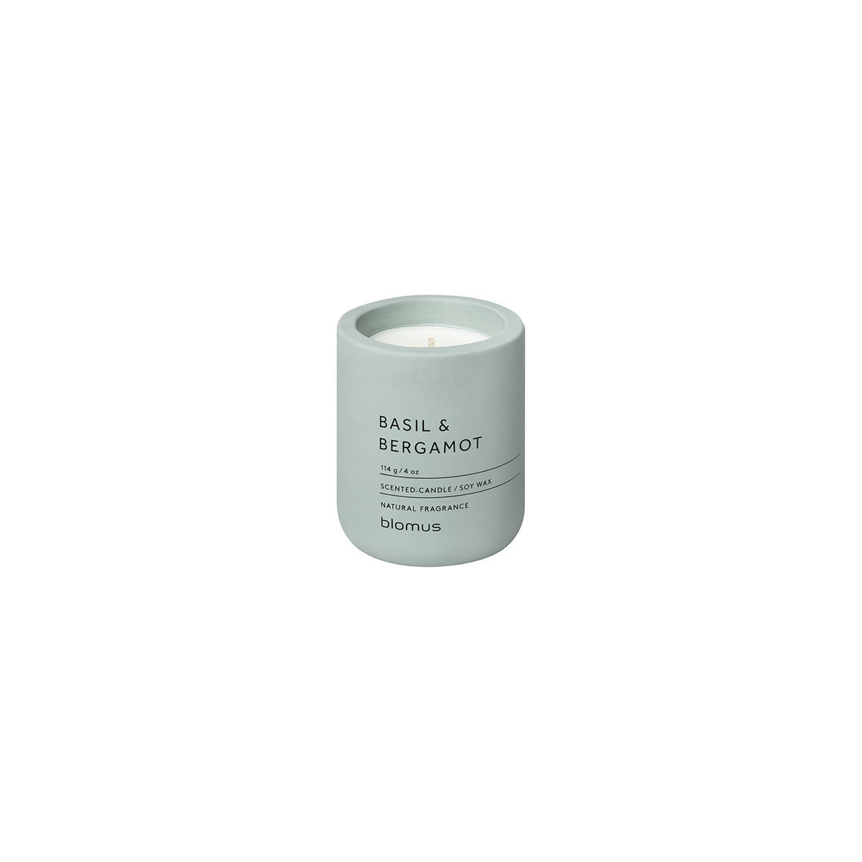 Blomus FRAGA scented candle Basil & Bergamot 114 grams