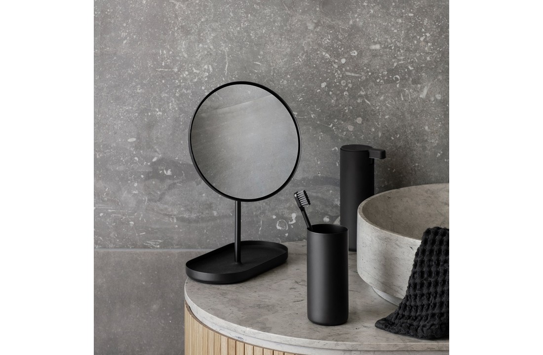 Blomus MODO double towel rail Black