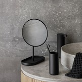 Blomus MODO double towel rail Black