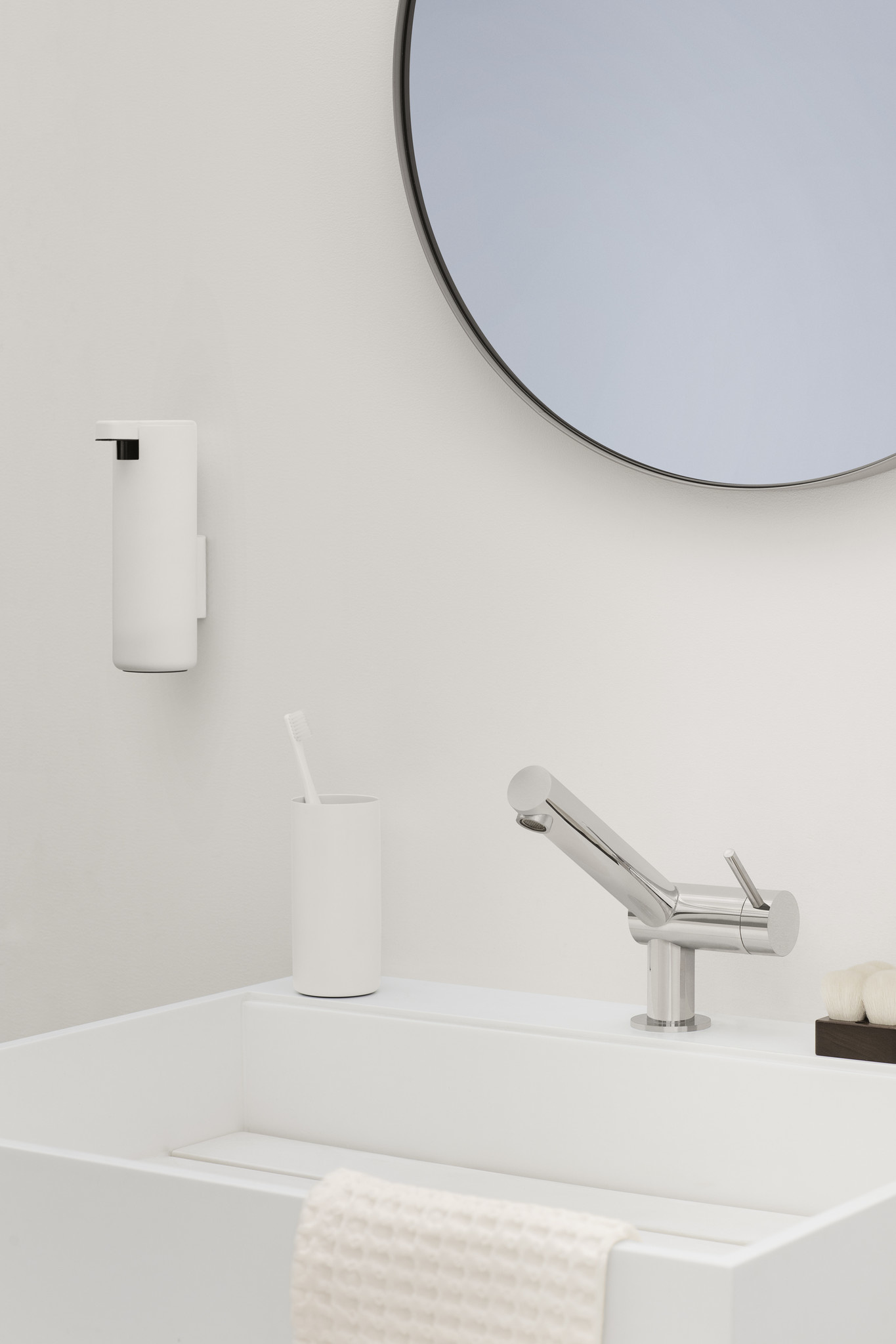 Blomus MODO dubbele handdoekstang White