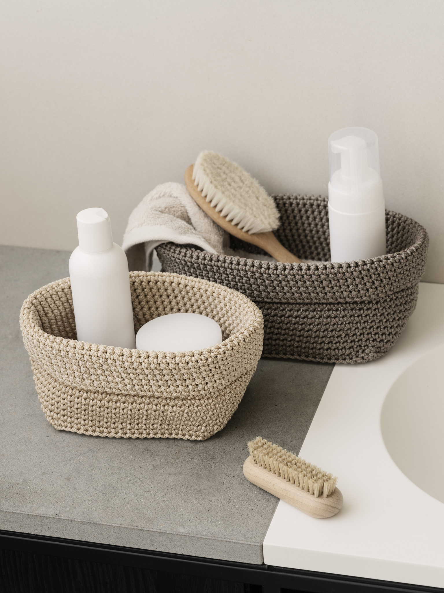 Storage basket TELA Bark (medium) 66468