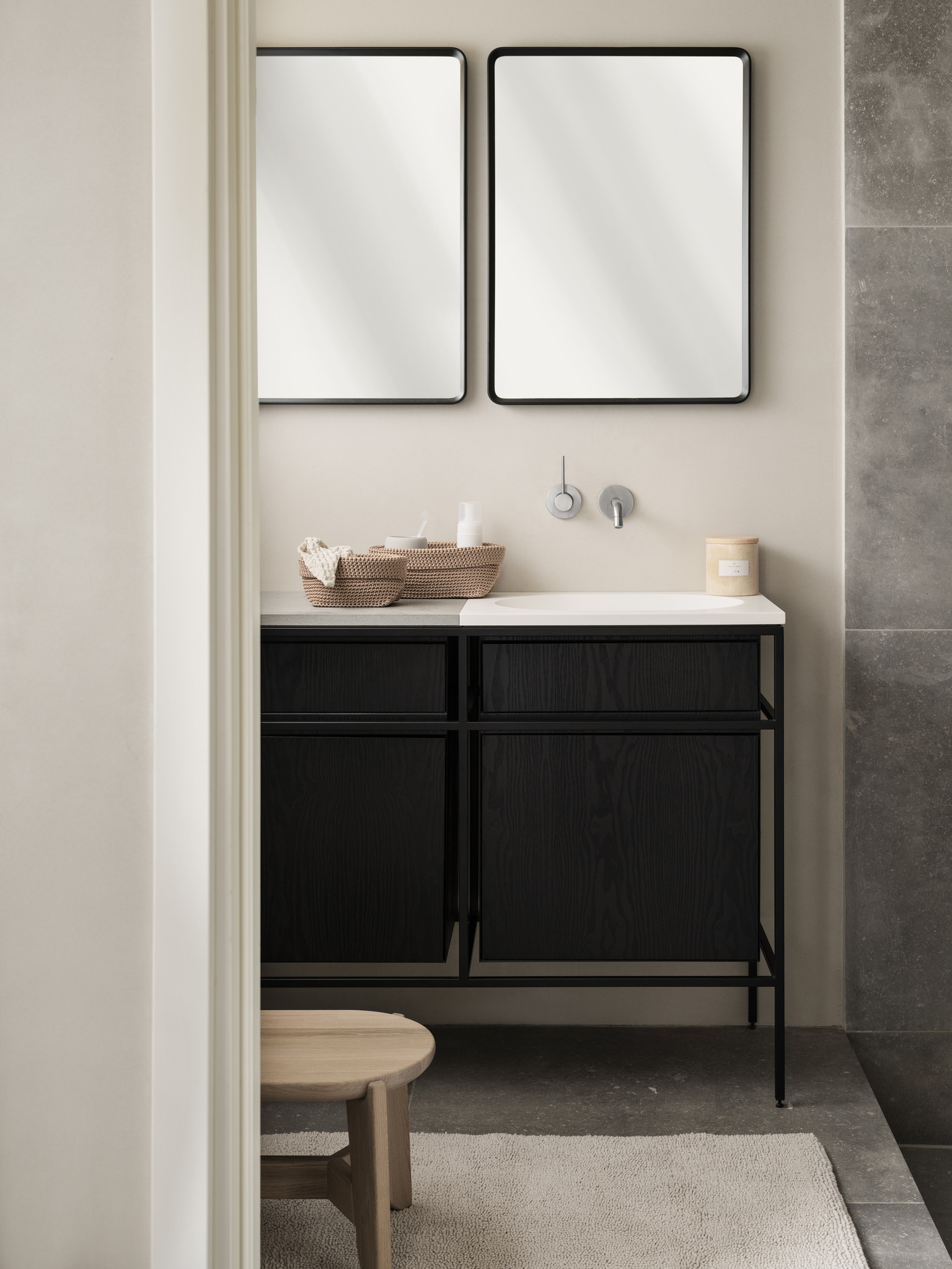 Opbergmand TELA Black (medium) 66470