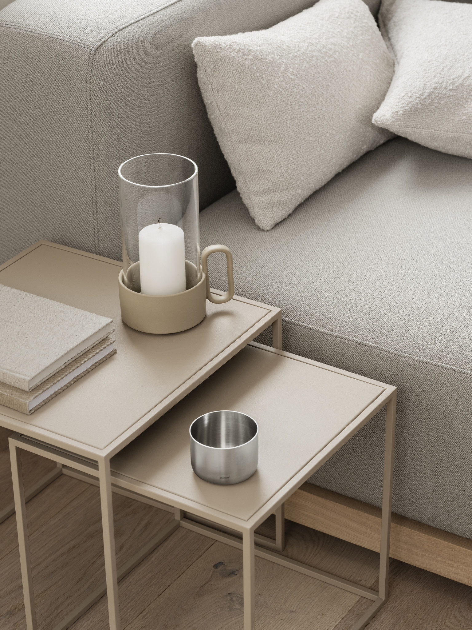 Blomus BOUCLE kussenhoes Moonbeam 30x50 cm